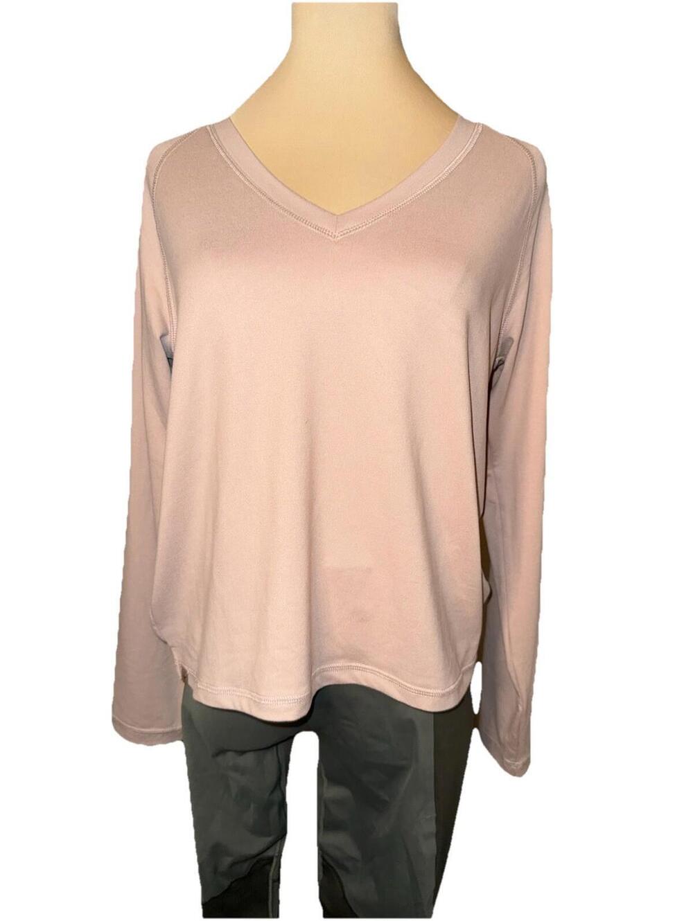 Barefoot Dreams Malibu Collection Long Sleeve Top Sz S layer Beige NEW